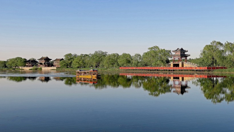 颐和园西堤风景图片(12张)