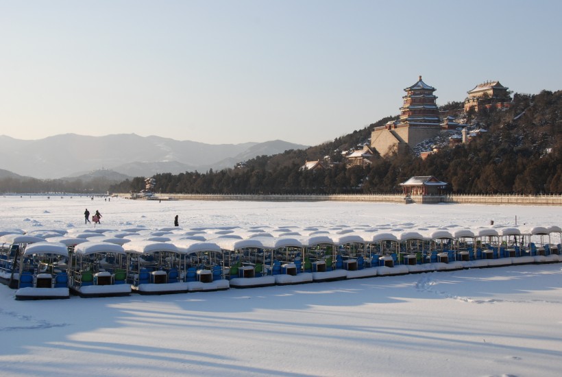 北京颐和园雪景图片(17张)