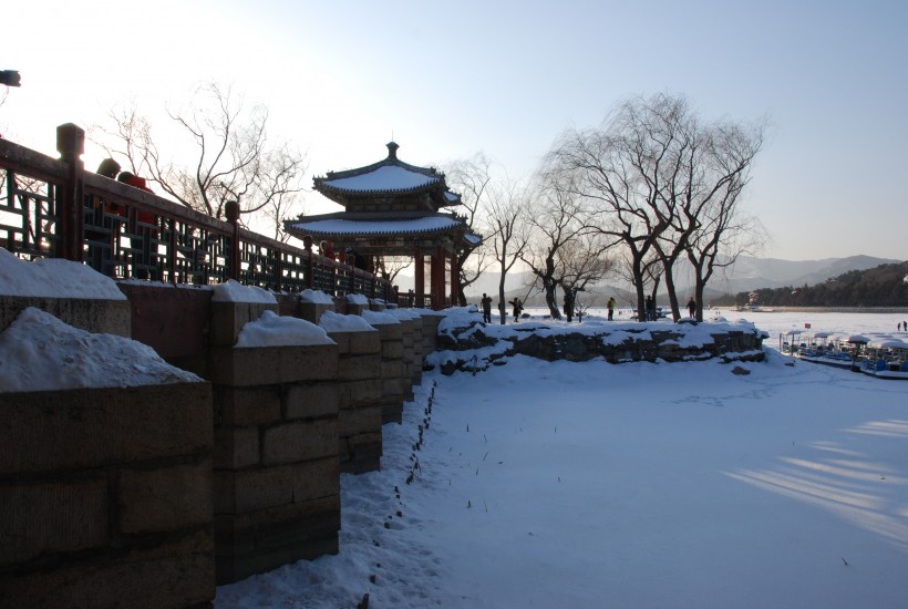 北京颐和园雪景图片(17张)