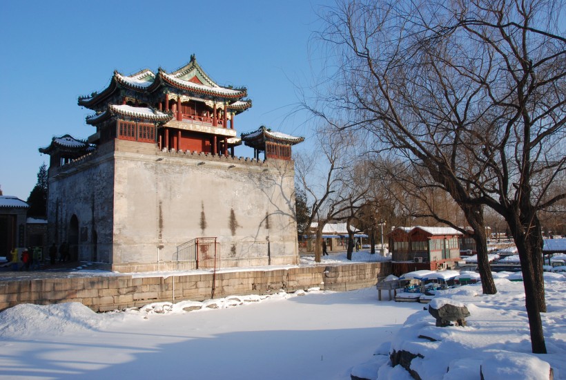 北京颐和园雪景图片(17张)