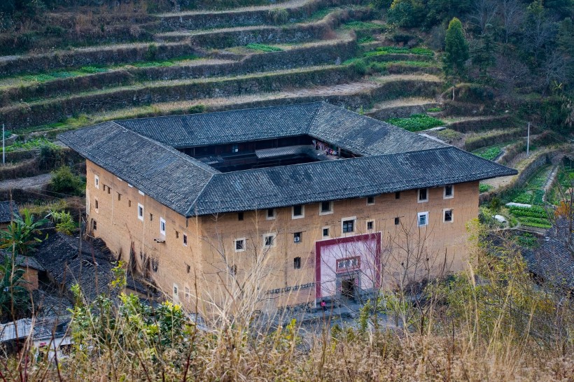 福建龙岩永定土楼图片(56张)