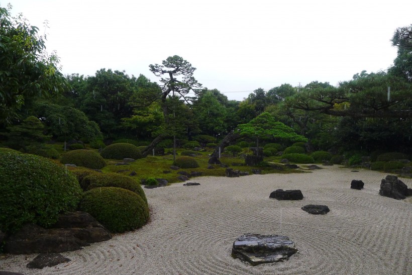 日本松江由志园风景图片(9张)