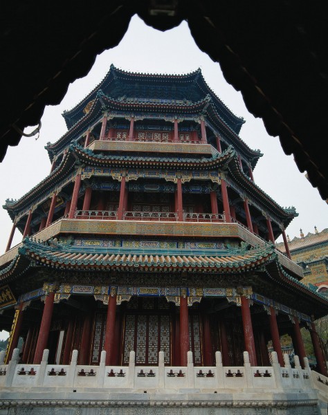 远眺佛香阁图片(14张)