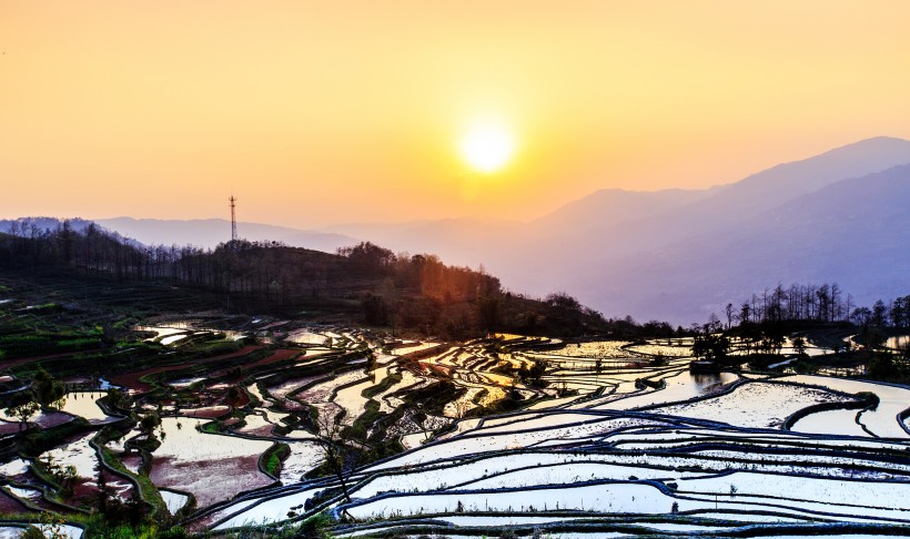 云南元阳梯田风景图片(18张)