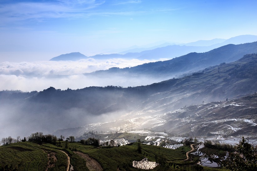 云南元阳梯田风景图片(18张)