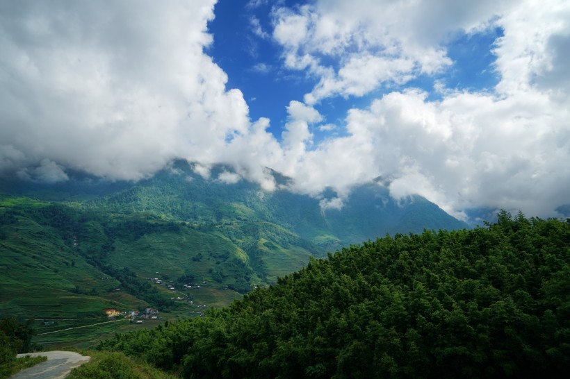 越南山地梯田风景图片(13张)