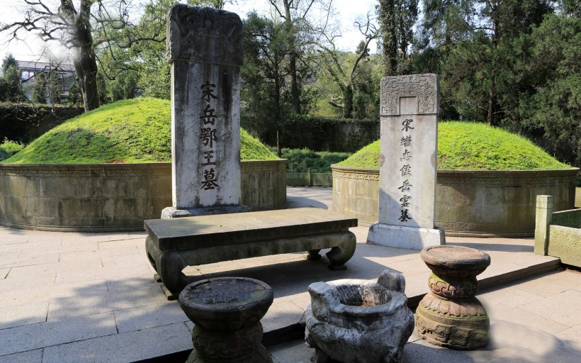 杭州岳王庙风景图片(12张)