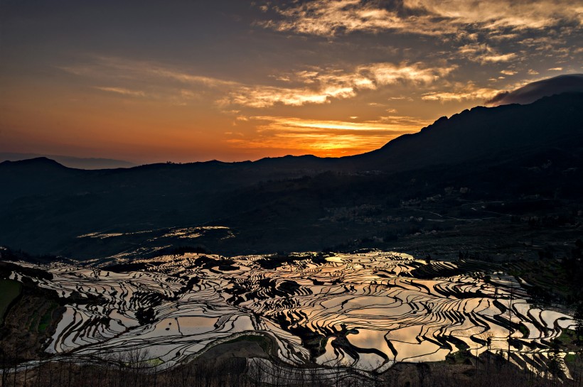 云南元阳梯田风景图片(10张)