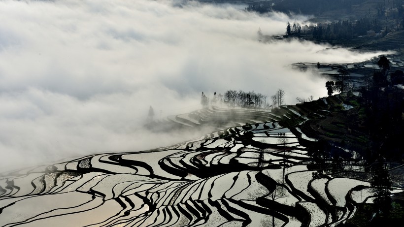 云南元阳梯田风景图片(17张)