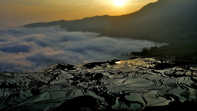 云南元阳梯田风景图片(17张)