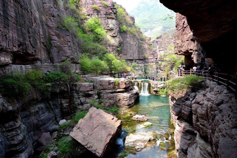 河南云台山红石峡风景图片(7张)