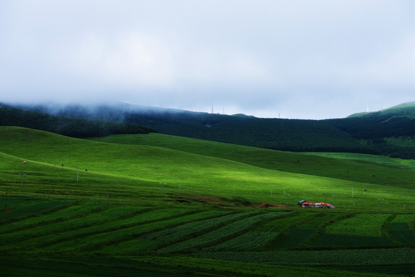 河北张家口张北草原风景图片(14张)