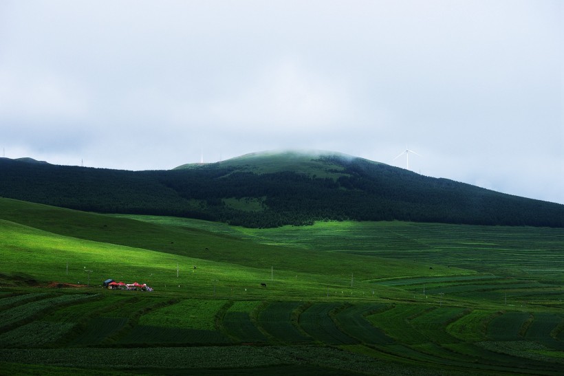 河北张家口张北草原风景图片(14张)