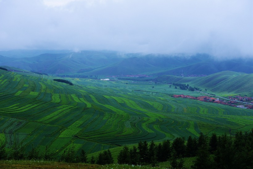 河北张家口张北草原风景图片(14张)