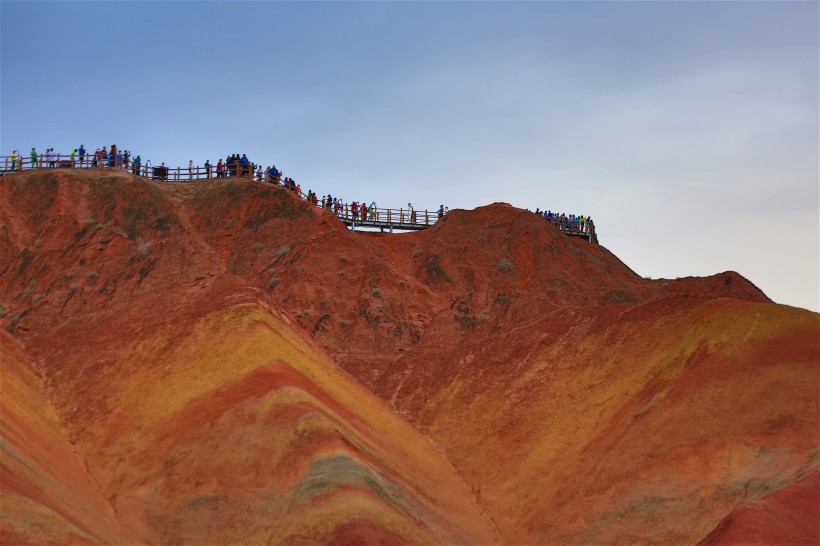 甘肃张掖丹霞地貌风景图片(32张)