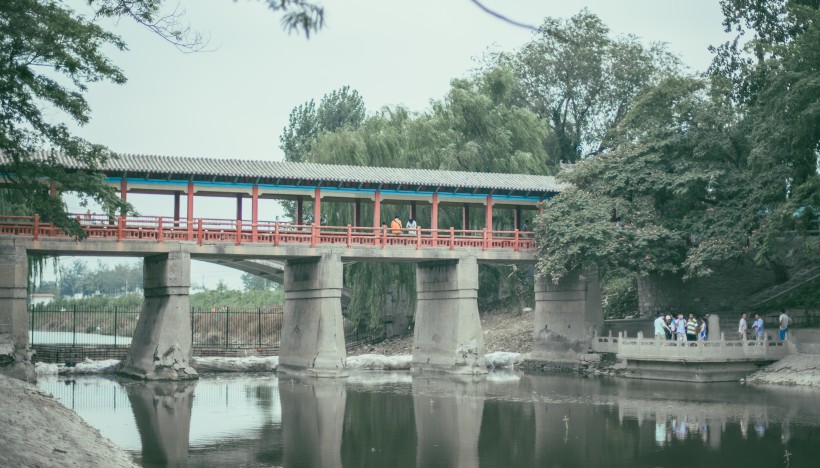 河北赵县赵州桥古建筑风景图片(7张)
