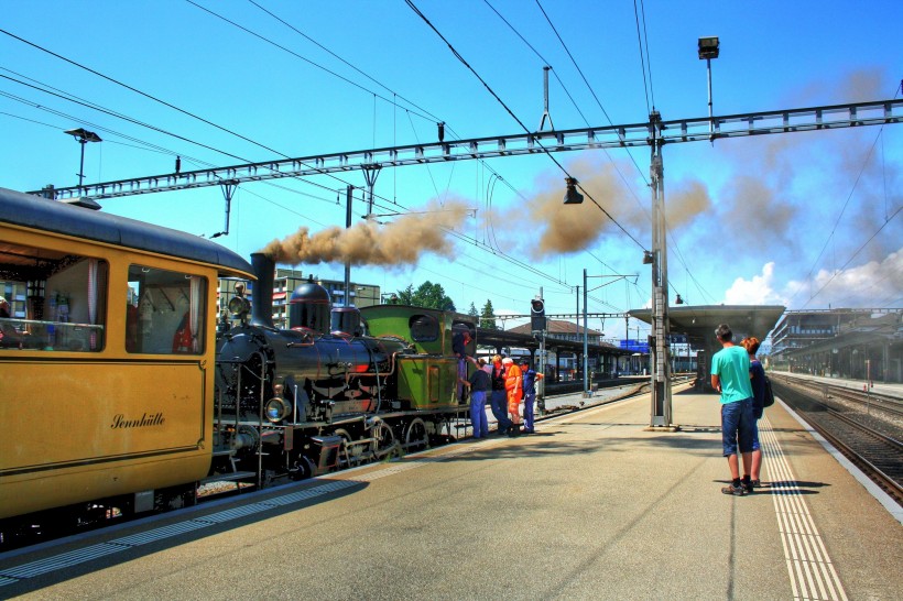 瑞士蒸汽火车公园风景图片(17张)