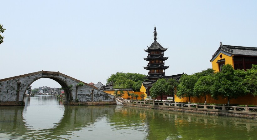 江苏震泽古镇风景图片(11张)