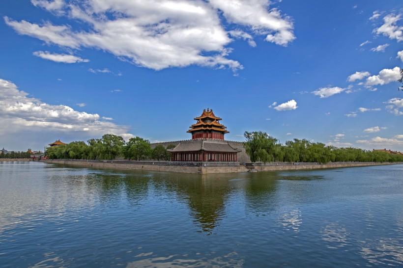 北京紫禁城角楼风景图片(12张)