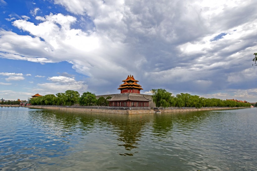 北京紫禁城角楼风景图片(12张)