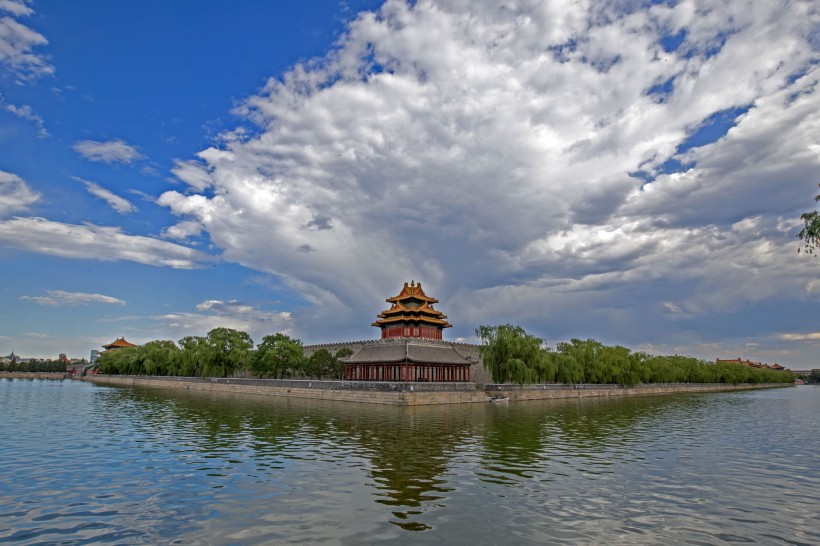 北京紫禁城角楼风景图片(12张)