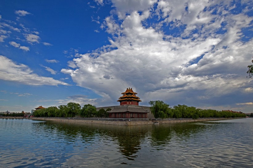 北京紫禁城角楼风景图片(12张)