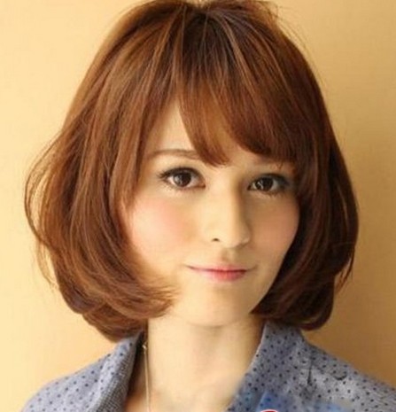 日系女生甜美短发图片[5P]