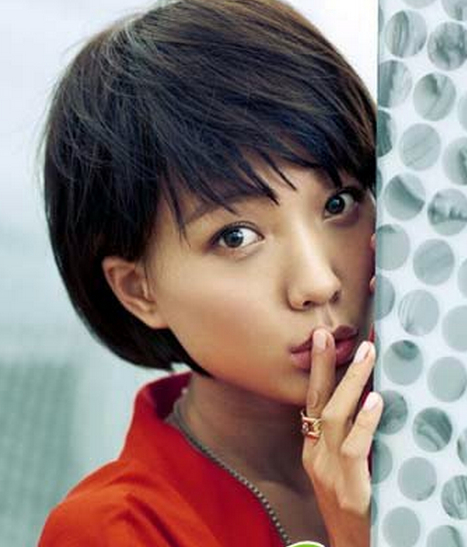 女生甜美短发设计 萝莉范儿[5P]