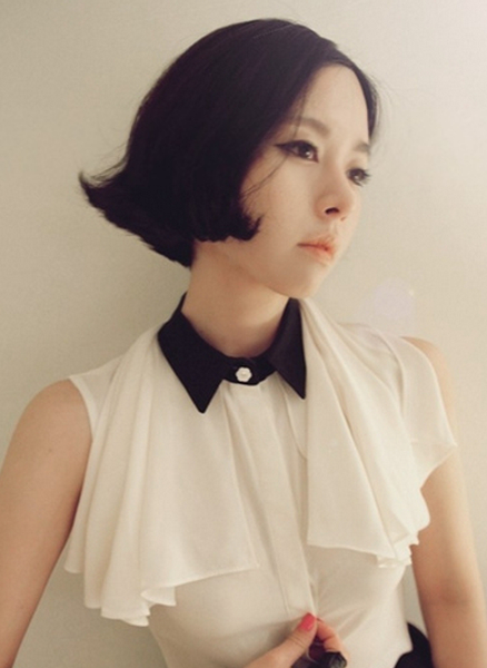 女生甜美短发设计 萝莉范儿[5P]