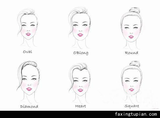 女生发型脸型搭配设计教程 美女明星教你打造巴掌小脸[6P]