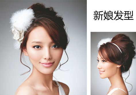超唯美韩式新娘发型图片 新娘发饰造型优雅甜美[6P]