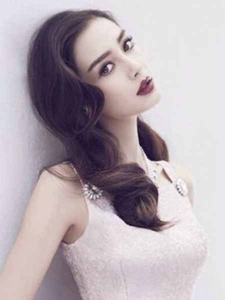 图解Angelababy头发是什么颜色 栗棕色最受宠[9P]
