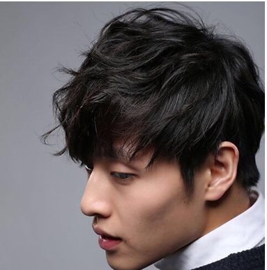 韩式男生烫发发型图片 偶像剧男主角气质[6P]