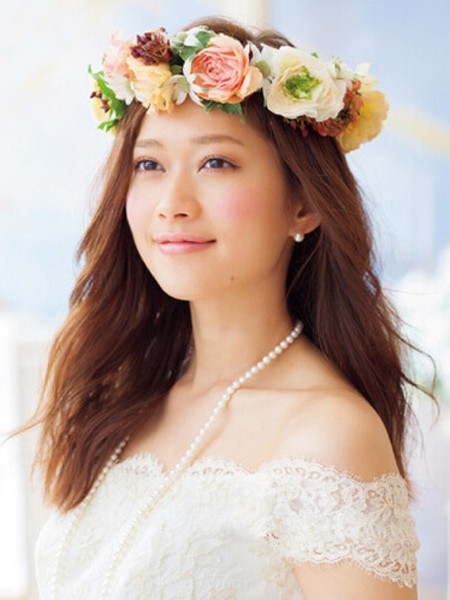 简单漂亮的新娘发型图片[16P]