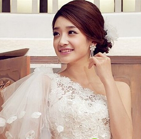 气质韩式新娘盘发发型图片分享[11P]