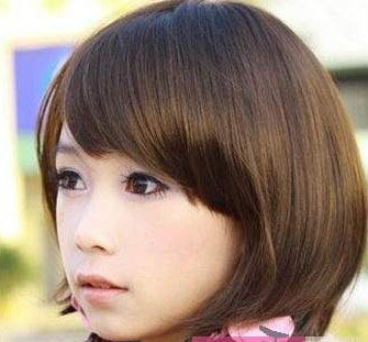 圆脸适合的短发发型图片女[8P]
