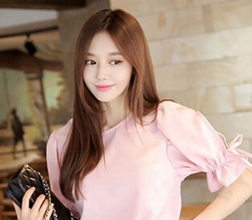 适合圆脸的长发发型图片 清新甜美[9P]
