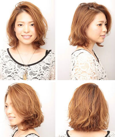 日系女生蓬松短发发型图片[10P]