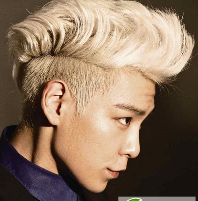 今年男生流行染发颜色 韩式型男染发发型图片