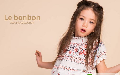 韩式流行儿童扎发