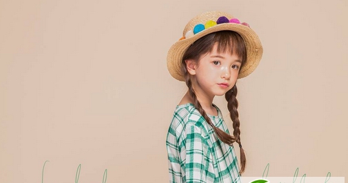 韩式流行儿童扎发