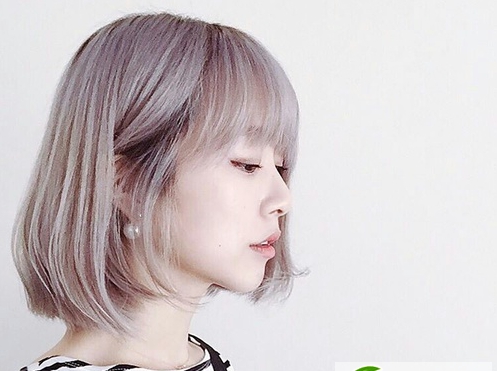 韩国时尚染发颜色 2017年流行染发发型图片