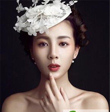 韩系优雅新娘定妆照 典雅高贵幸福美发
