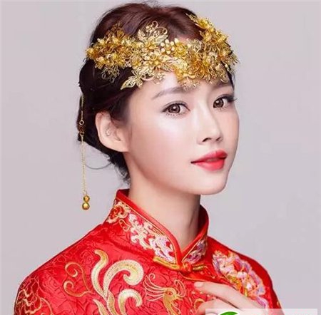 中式新娘发型设计 打造梦幻婚礼殿堂