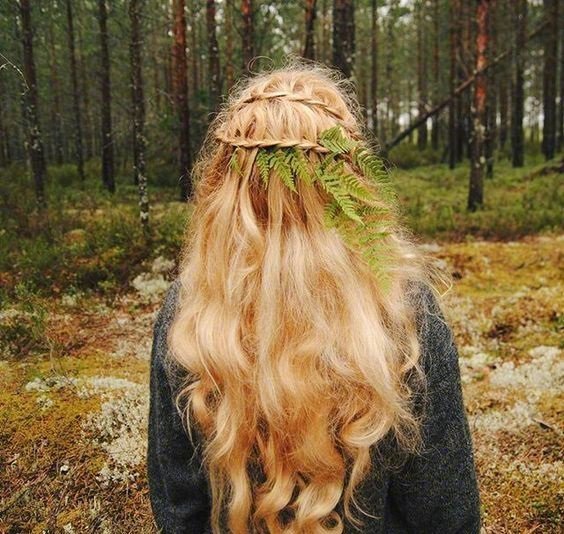 一组美美的森系仙女发型图片欣赏