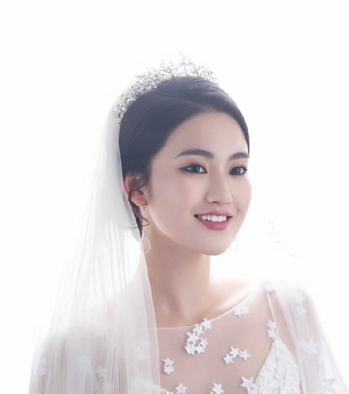 清新唯美的韩式新娘造型图片欣赏
