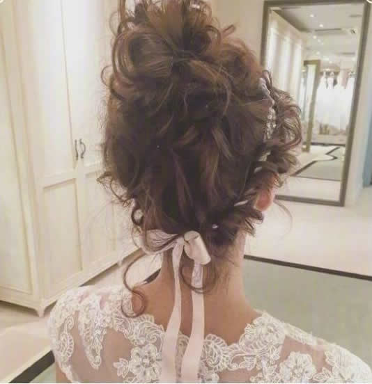 一组超漂亮的新娘发型图片