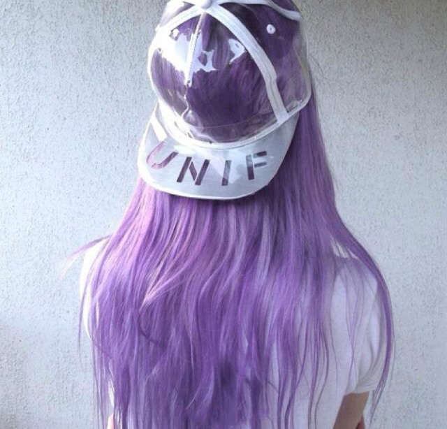 一组超美的紫色发色图片