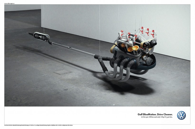 大众车广告创意海报图片(7张)