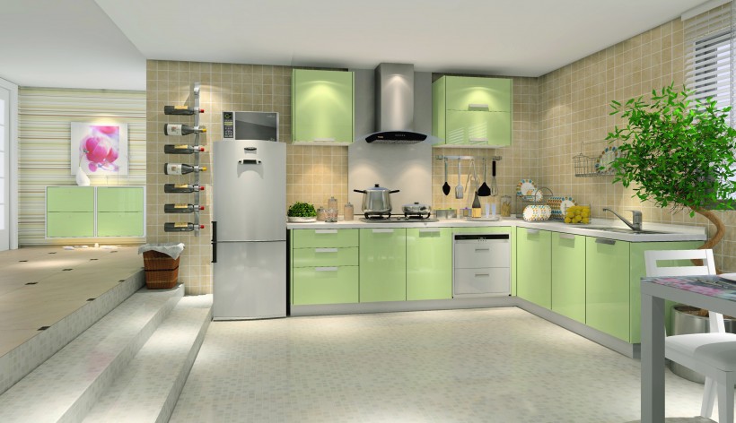 现代厨房装修设计图片(10张)